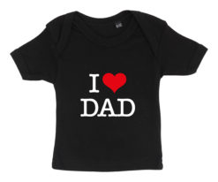 baby t-shirt i love dad sort