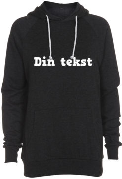 sweatshirt med din tekst antracit
