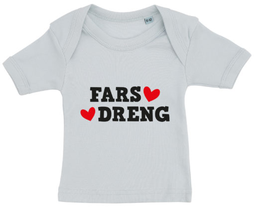 baby t-shirt fars dreng blaa