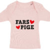 baby t-shirt fars pige lyseroed