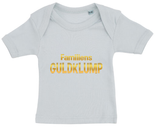 baby t-shirt familiens guldklump blaa