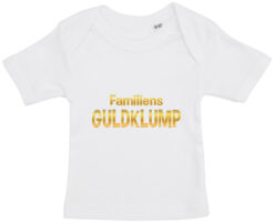 baby t-shirt familiens guldklump hvid