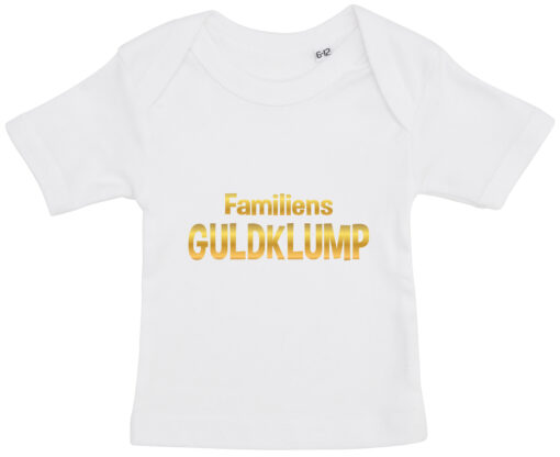 baby t-shirt familiens guldklump hvid