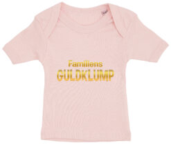 baby t-shirt familiens guldklump lyseroed