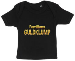 baby t-shirt familiens guldklump sort