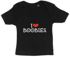 baby t-shirt i love boobies sort