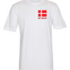 T shirts Hvid med roed tekst Dit Navn 1 scaled e1622098798845